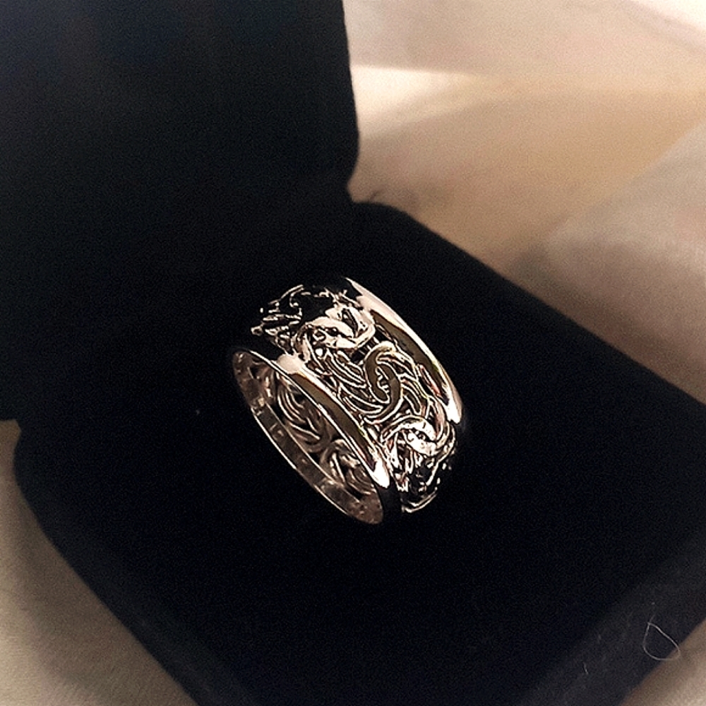 ❗️SOLD❗️14k White Gold Unisex Ring